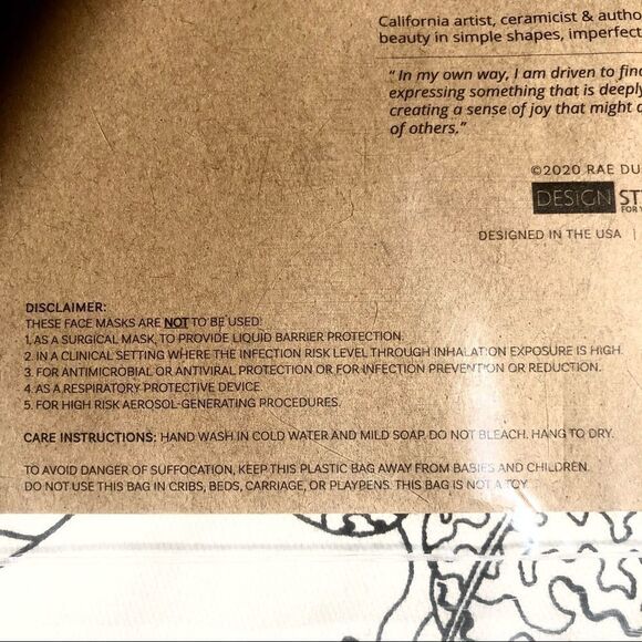 Rae Dunn His/Hers Face Mask - Picture 4 of 4